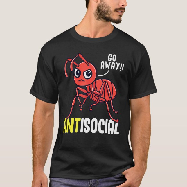 Camiseta Formigas Hilarious Ant Keeper Insetam Pun Sair Ant (Frente)