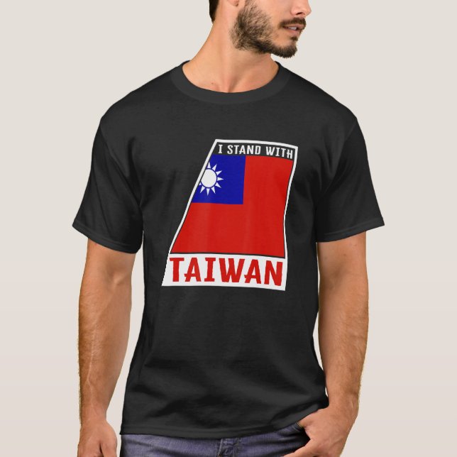 Camiseta Formosa: Apoio De Bandeira A Taiwan Pe taiwanês (Frente)