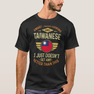 Camiseta Formosa Bandeira Taiã Pessoas Homens e Mulheres