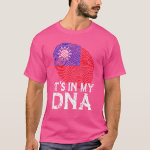 Camiseta Formosa Taiwan Está no Meu DNA Amor Taiwan