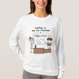Camiseta Fórmula de Café para Professores – Alimentado por