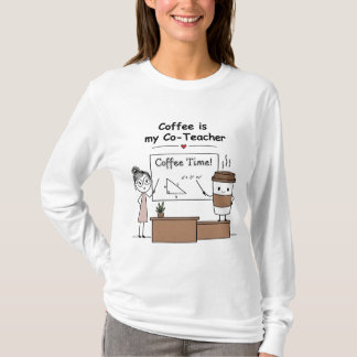 Camiseta Fórmula de Café para Professores – Alimentado por