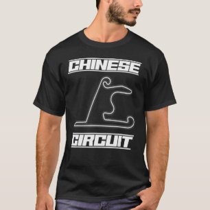 Camiseta Fórmula de Circuito Chinês - Uma Corrida De Carro
