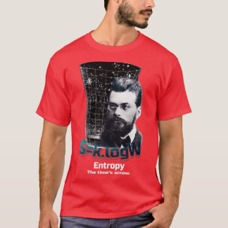 Camiseta Fórmula de Entropia Boltzmann Física Teórica e