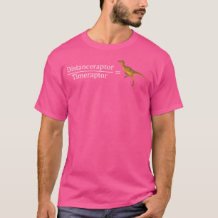 Camiseta Fórmula de Velocidade de Velociraptor Matemática D