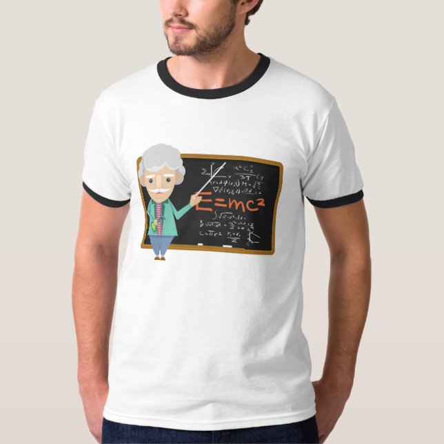 Camiseta Fórmula EMC2 do Professor de Ciência (Frente)