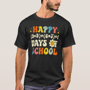 Camiseta Fórmula Matemática 100 Dias De Escola Professor De