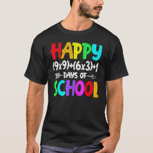 Camiseta Fórmula Matemática 100 Dias De Escola Professor De