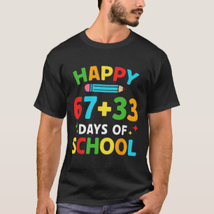 Camiseta Fórmula Matemática 100 Dias De Escola Professor De