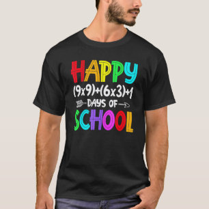 Camiseta Fórmula Matemática 100 Dias De Escola Professor De