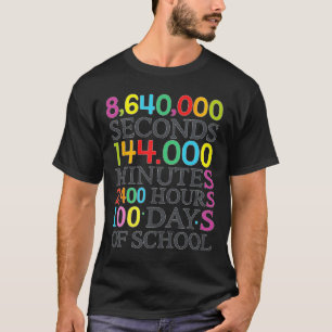 Camiseta Fórmula Matemática 100 Dias De Escola Professor De