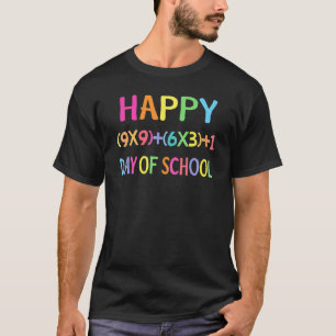 Camiseta Fórmula Matemática 100 Dias De Menina Professora