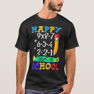 Camiseta Fórmula Matemática 100 Dias De Menina Professora