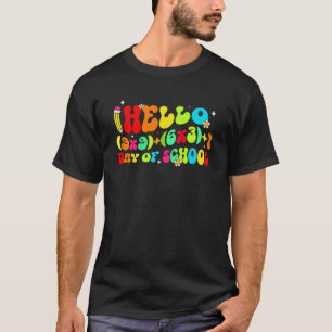 Camiseta Fórmula Matemática 100 Dias De Professora De Groov