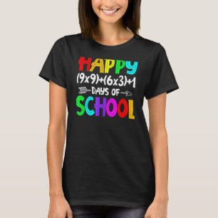 Camiseta Fórmula Matemática 100 Dias De Professora De Matem