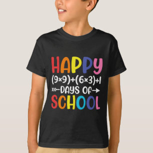 Camiseta Fórmula Matemática 100 Dias De Professora De Matem