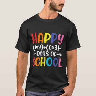 Camiseta Fórmula Matemática 100 Dias De Professora De Matem