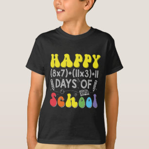 Camiseta Fórmula Matemática 100 Dias De Professora Engraçad