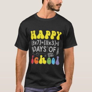 Camiseta Fórmula Matemática 100 Dias De Professora Engraçad