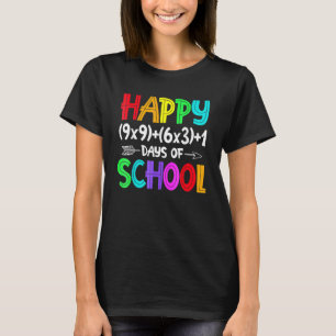 Camiseta Fórmula Matemática 100 Dias De Professores Meninas