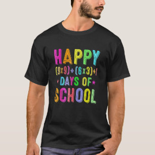 Camiseta Fórmula Matemática dos 100 Dias Felizes na Escola