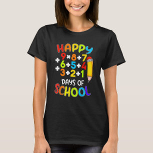 Camiseta Fórmula Matemática Feliz 100 Dias De Escola 100º D