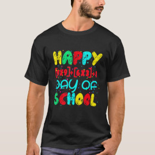 Camiseta Fórmula Matemática Feliz 100 Dias De Escola Profes