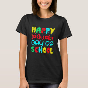 Camiseta Fórmula Matemática Feliz 100 Dias De Escola Profes