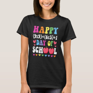 Camiseta Fórmula Matemática Feliz 100 Dias De Mães Do 100º