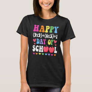 Camiseta Fórmula Matemática Feliz 100 Dias De Mães Do 100º 