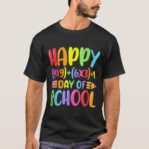 Camiseta Fórmula Matemática Feliz 100 Dias De Professora De