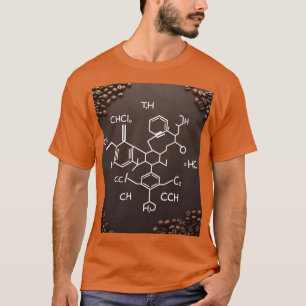 Camiseta Fórmula química da cafeína T-Shirt: Scientific & C