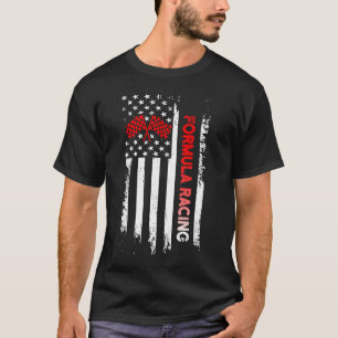 Camiseta Fórmula Racing American Flag Racing Finish Line F