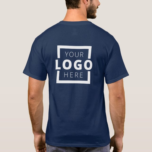 Camiseta Formulário corporativo personalizado - Uniforme de (Verso)