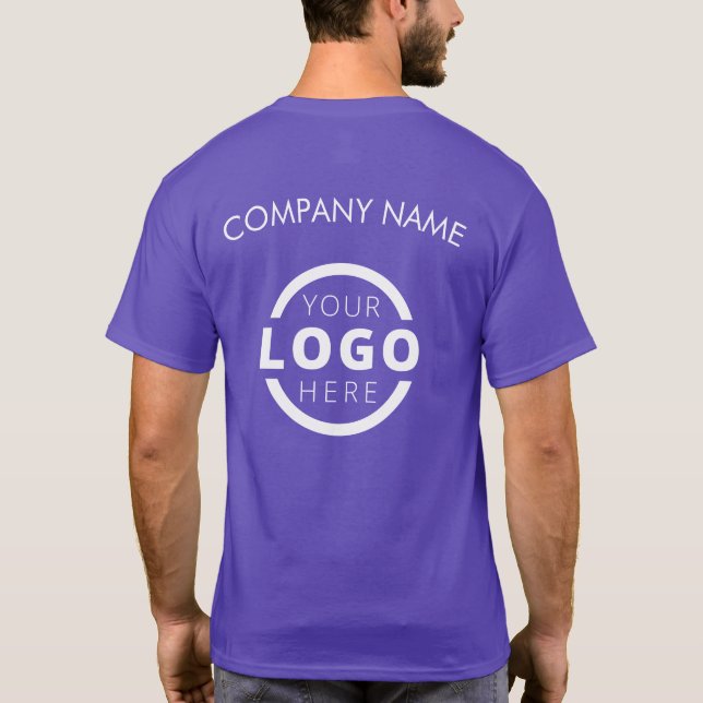 Camiseta Formulário corporativo personalizado - Uniforme de (Verso)