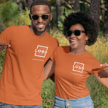 Camiseta Formulário corporativo personalizado - Uniforme de<br><div class="desc">Promova sua empresa na camiseta, onde quer que você vá. Crie sua própria camiseta personalizada com o logotipo de sua própria empresa. O impressão pode ser colocado na frente, na área do bolso e na parte traseira. Vestir t-shirts de promocional com o logotipo da sua empresa em feiras comerciais e...</div>