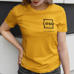 Camiseta Formulário corporativo personalizado - Uniforme de<br><div class="desc">Promova sua empresa na camiseta, onde quer que você vá. Crie sua própria camiseta personalizada com o logotipo de sua própria empresa. O impressão pode ser colocado na frente, na área do bolso e na parte traseira. Vestir t-shirts de promocional com o logotipo da sua empresa em feiras comerciais e...</div>