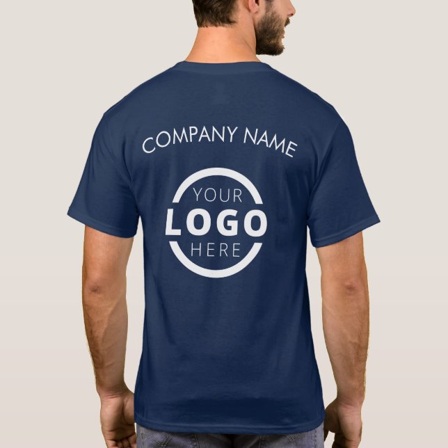 Camiseta Formulário corporativo personalizado - Uniforme de (Verso)