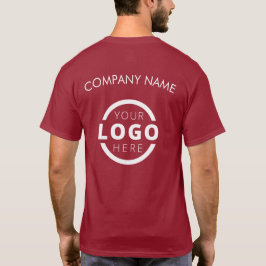 Camiseta Formulário corporativo personalizado - Uniforme de