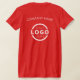 Camiseta Formulário corporativo personalizado - Uniforme de (Laydown Back)