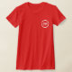 Camiseta Formulário corporativo personalizado - Uniforme de (Laydown)
