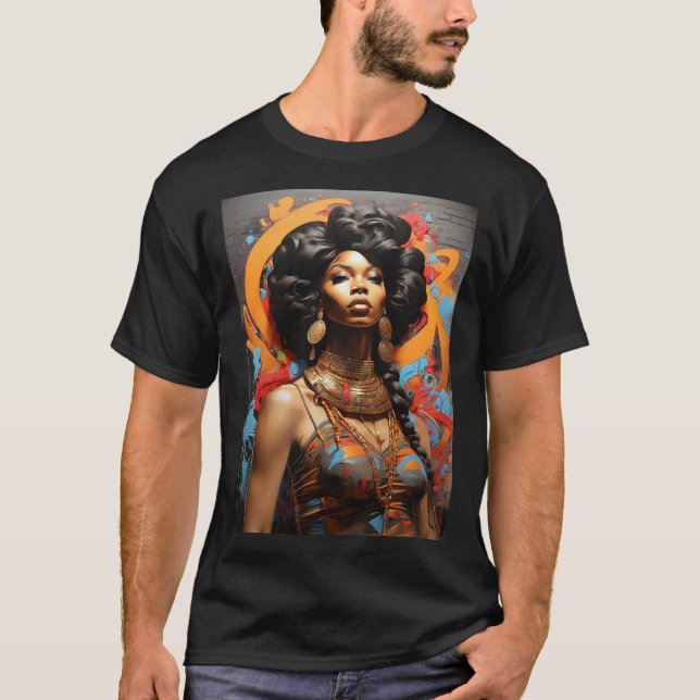 Camiseta Formulário de Arte de grafite: Mês de História Neg (Frente)