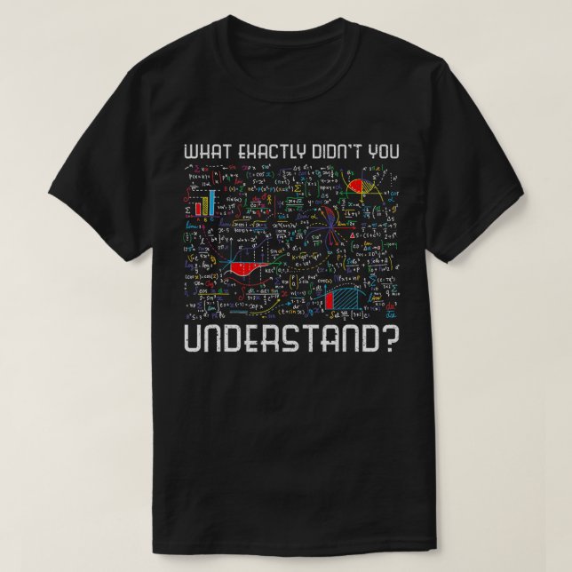 Camiseta Fórmulas de Física Engraçada Geek de Ciência Ofert (Frente do Design)
