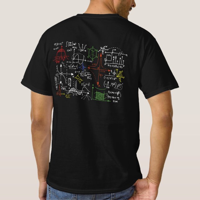 Camiseta Fórmulas de Professores de Matemática Recolher Ner (Verso)