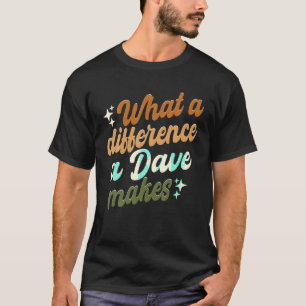 Camiseta Forname Dave Roupa Funny David Nome Dave