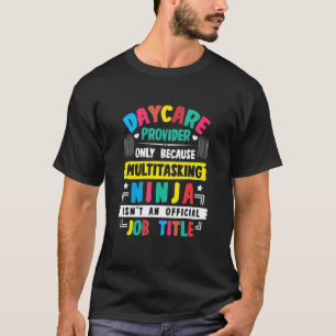 Camiseta Fornecedor de creche Citações Professor de jardim