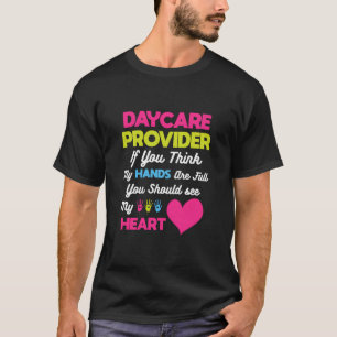 Camiseta Fornecedor de Cuidados de Crianças com Apreciação