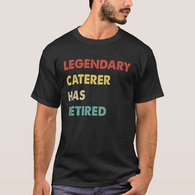 Camiseta Fornecedor lendário retrô se aposentou (Frente)
