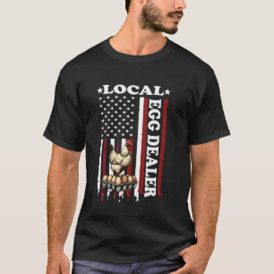 Camiseta Fornecedor Local de Ovosu2013Funny Farmer de Frang