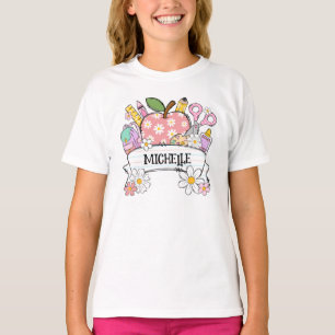 Camiseta Fornecimentos personalizados de volta à escola com